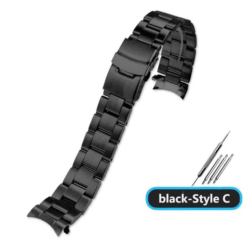 Enhanced Stainless Steel Watch Band - 22mm Strap for Seiko Water Ghost Series