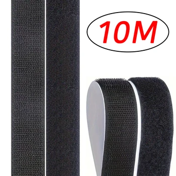 1-10M Velcros Self Adhesive Hook and Loop Tape Fastener House Diy Magic Tap Auto Double Sided Roll Strong Glue Home Strap Strips
