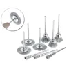 9Pcs/set Steel Wire Brush For Dremel Rotary Tool Paint Rust Removal Polishing Grinding Wheel Stainless Steel Wire Brushes 6