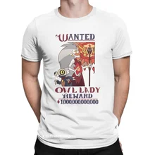 Camisetas de algodón con estampado de búho para hombre, camisa Harajuku con cuello redondo, ideal para regalo, novedad