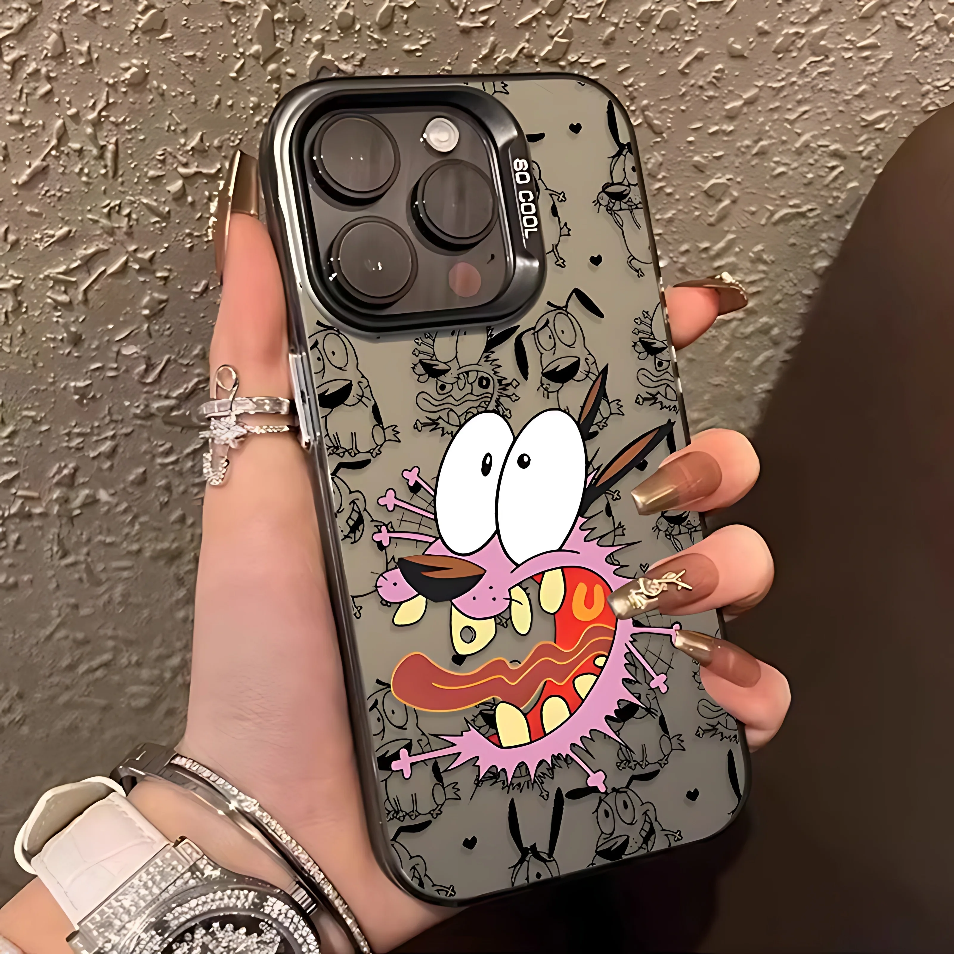 Courage the Cowardly Dog Cartoon Phone Case Cover