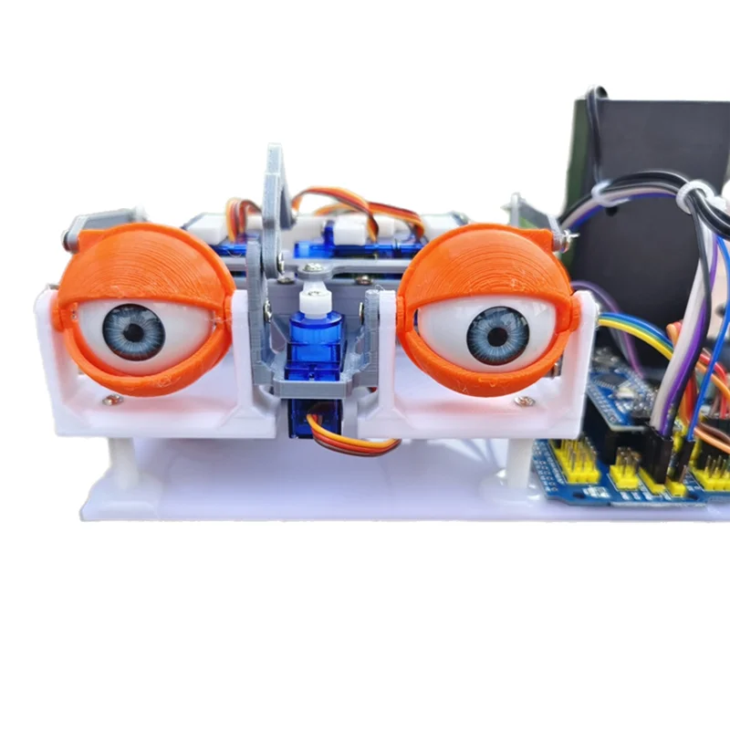 -A89Z Robot per Arduino Macchina robot mobile Occhi biomimetici Robotica Esperimento scientifico Ragazzo Programma Giocattolo STEM Kit - immagine 6