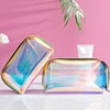 PVC Transparent Cosmetic Bag Women Makeup Storage Clear Organizer Wash Travel Portable Toiletry Multifunction Purse Pouch Bag 2