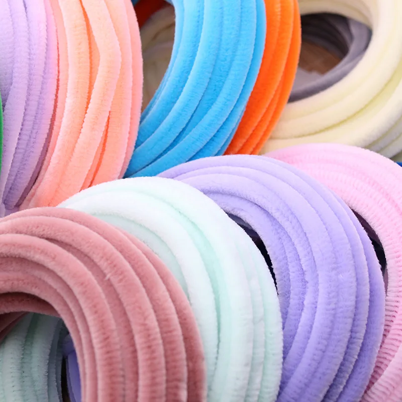 1M Velvet Twist Wire Strip Plush For DIY Flower Craft Ornament Hairpin Jewelry Making Clothing Accessories Handmade Felt Strip