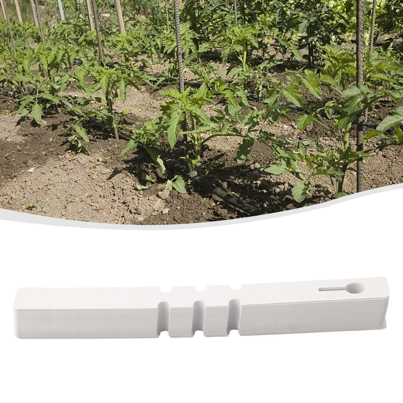 

100pcs PVC Waterproof Plant Markers Hanging Tags Label Tools For Gardening For Greenhouse Potting Test Trees Nursery Stock