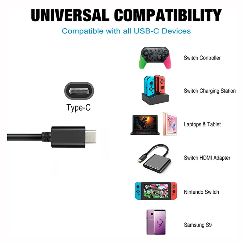 스위치 NS OLED 게임 콘솔용 EU 플러그 벽 여행 홈 충전, USB C 타입 전원 공급 장치 충전, AC 어댑터 충전기, 5V 2.6A