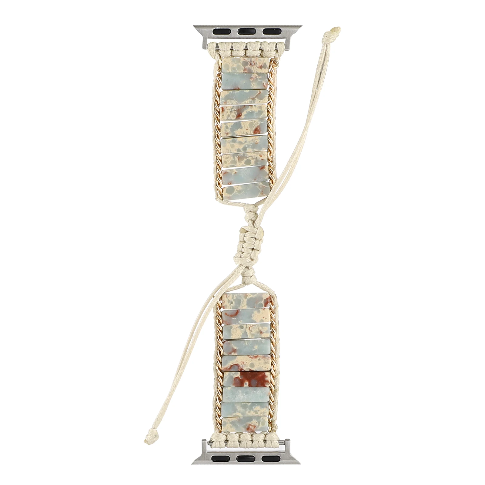 Bohemian Natural Strap For Apple Watch Ultra 8 7 6 5 4 3 SE Women Braided Bracelet Band For iWatch 49mm 45mm 44mm 41mm 40mm Belt