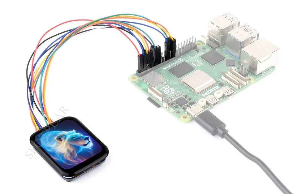  ̿ LCD ġũ ÷ Ȯ г, 1.69 ġ, 240px * 280px, ST7789, ESP32, Pico, STM32