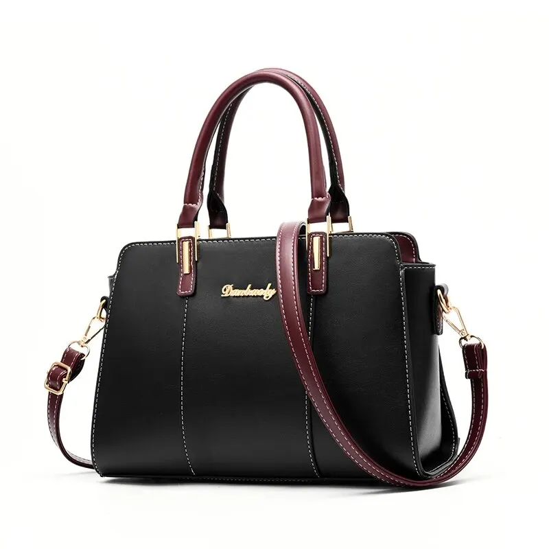 حقيبة كتف أنيقة بسحاب، مصممة كحقيبة يد عصرية ذات س...