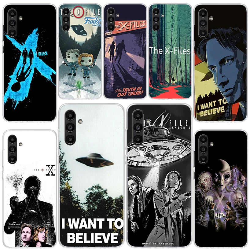 The X Files I Want To Believe Custodia Morbida In Silicone Per Samsung Galaxy A14 A13 A12 A54 A53 A52 A34 A33 A32 A24 A23 A22 A04S A