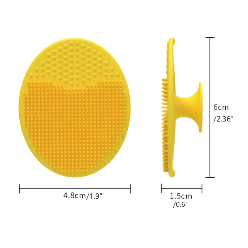 Baby Brush 1Pcs Baby Silicone Shampoo Brush Soft Scalp Massage Brush Bath Cleaning