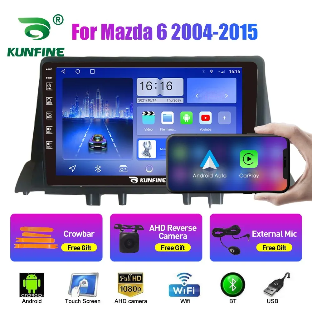 

Car Radio For Mazda 6 2004-2015 2Din Android Octa Core Car Stereo DVD GPS Navigation Player Multimedia Android Auto Carplay