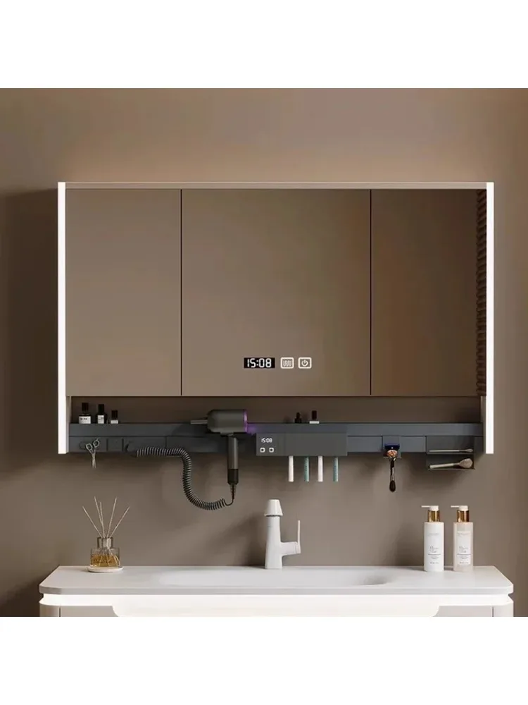 m Mirror Cabinet Smart Mirror Cabinet with Light Fog Removal Fashion Simple Home Furniture FYBC