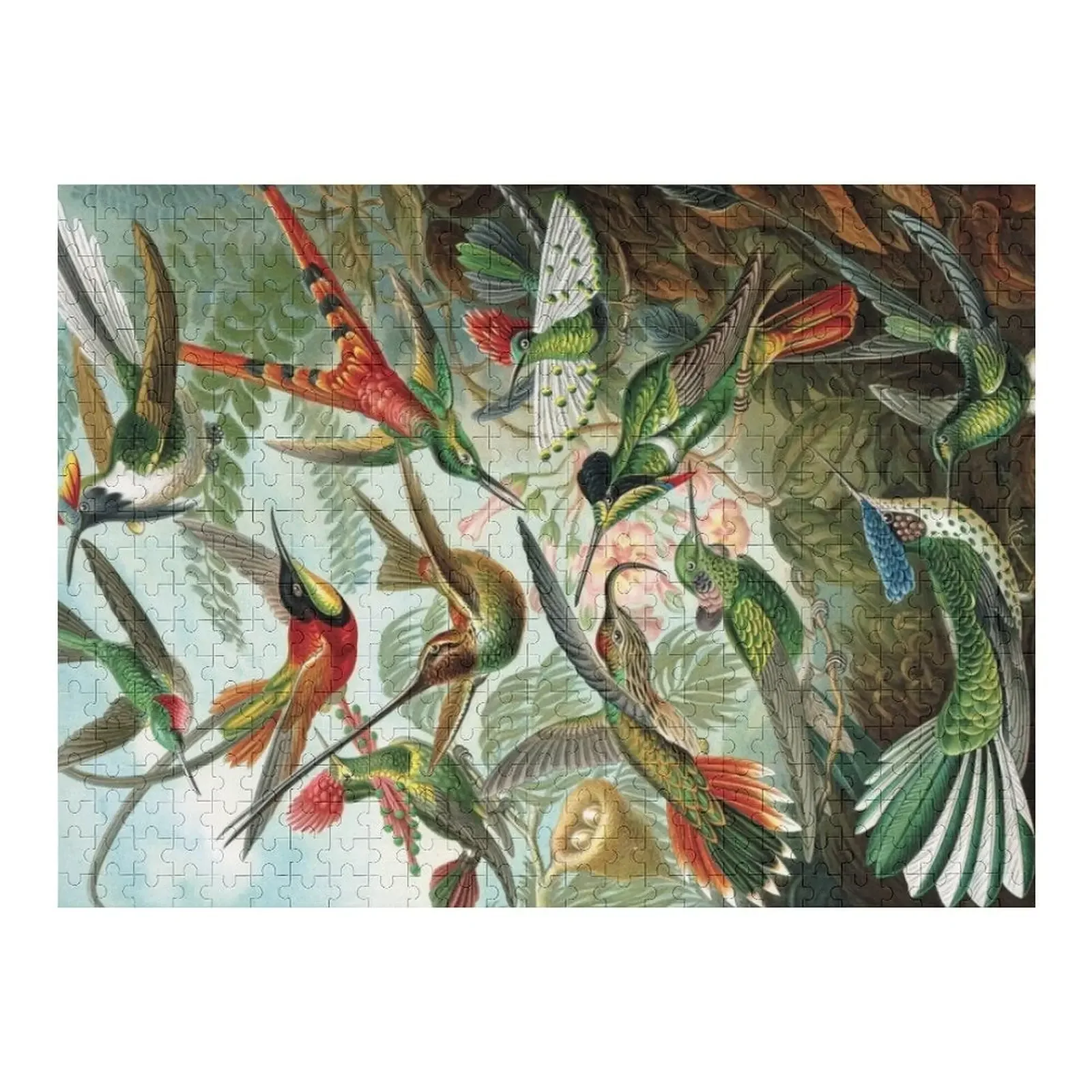 Haeckels birds Jigsaw Puzzle Works Of Art Customizable Gift Puzzle