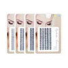 faux cils en vison 40D/20D/10D, extensions de cils, individuels, naturels, Volume russe