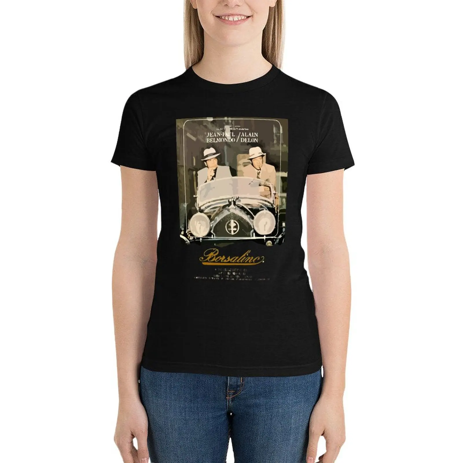 

Borsalino T-Shirt Short sleeve tee aesthetic clothes black t shirts for Women