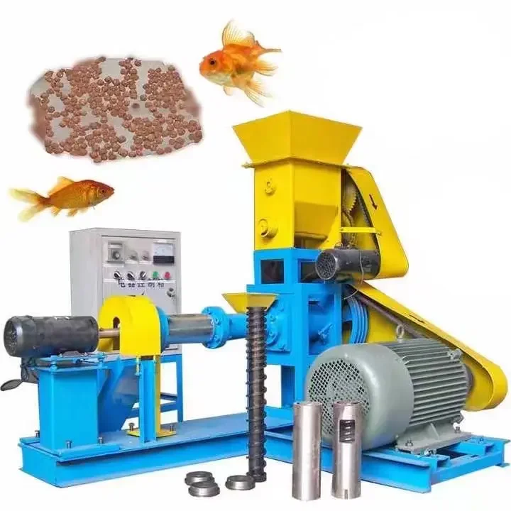 fish Feed Pellet Making Machine Price Floating Fish Feed Extruder Machine