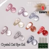 Vendeeni 9 Color/Set Crystal Cat Eye Gel Nail Polish Semi Permanent UV LED Gel Lacquer Magnetic Cat Eye Gel Varnish For Nail Art 2