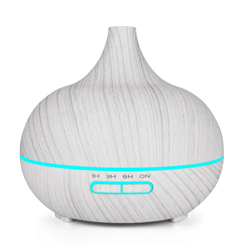 

400ml Wood Grain Aromatherapy Machine Tip Mouth Humidifier Diffuser Incense Aroma Large Capacity Flavoring Machine