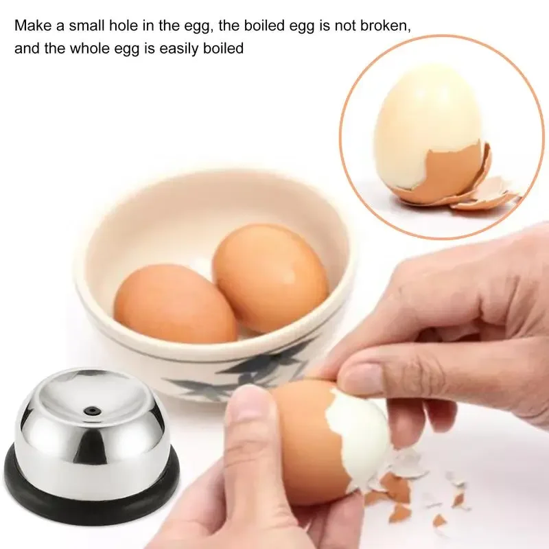 Eggshell Separator Egg Chalaza Remover Tool Stainless Steel Egg Piercer Kitchen Needle Punch Endurance Bakery Eggs Piercing Tool