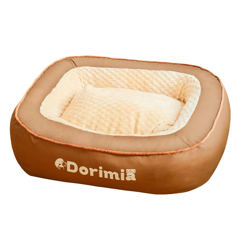 Dog Kennel for Winter Warmth, Removable and Washable Dog Bed, Large Bed for All Seasons, Pet Golden Retriever Mat