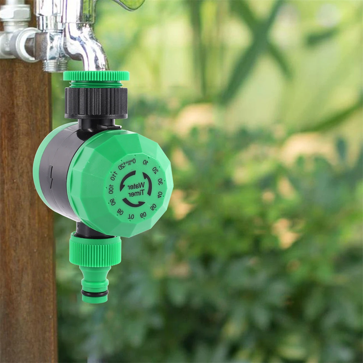 3/4" Female Thread To 16mm Nipple Joint Mechanical Water Timer Automatic Two-Hours Pointer Garden Irrigation Water Controller