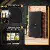 Metal Storage Cabinets 72” Black Garage Steel Storage Cabinet with Doors and Shelves, Metal Tool Cabinet, Steel File Cabinet . 5