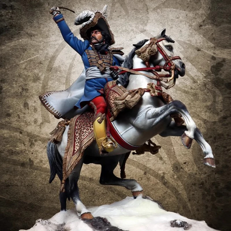 

1/24 75mm High Renaissance Knight Resin Soldier Model White Mold A-1596