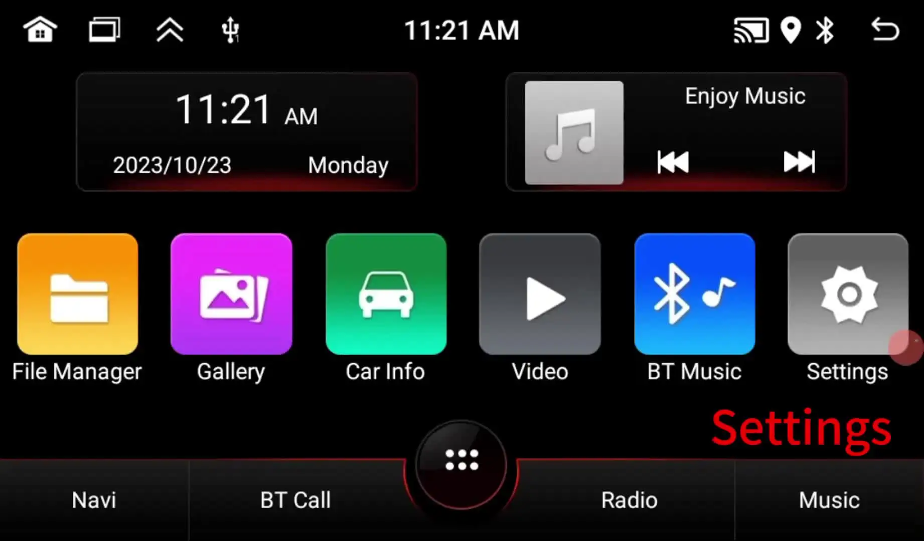 thumbnail image 2 of Android 13 Car Stereo For Ford Transit/Transit Connect 2007-2009 7 Inch IPS FM Radio Wireless Carplay Android Auto Backup Camera 2 of 14