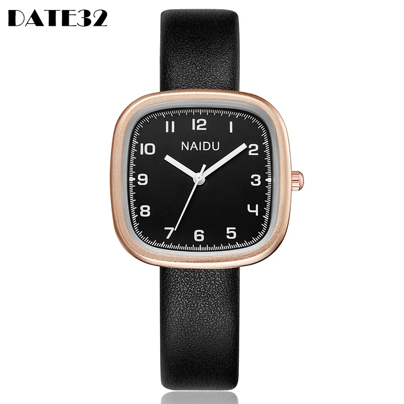 

Fashion Women Watch Elegant Leather Band Square Quartz Analog Wrist Watches For Ladies Female Clock Rectangle Luxury Wristwatch