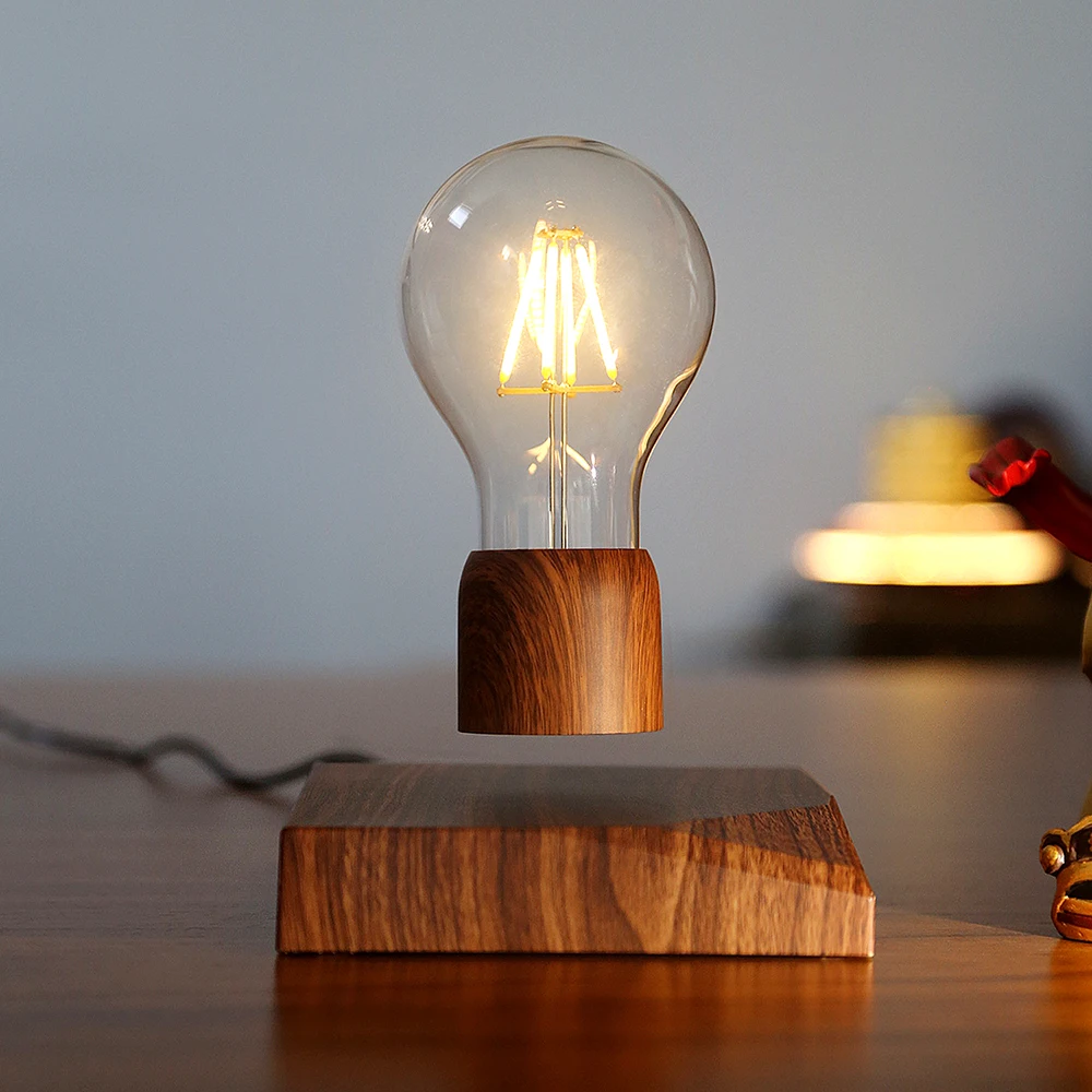 

Magnetic Levitation Lamp Creativity Night Light Floating LED Bulb For Birthday Gift Table Bedroom Room Home Decoration Light