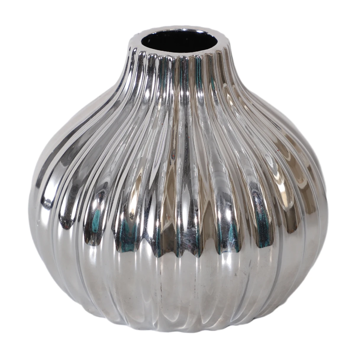 XIYA çiçek benzersiz geometrik vazo Modern ve Minimalist tarzı seramik işçilik altın gümüş festivali ev dekor