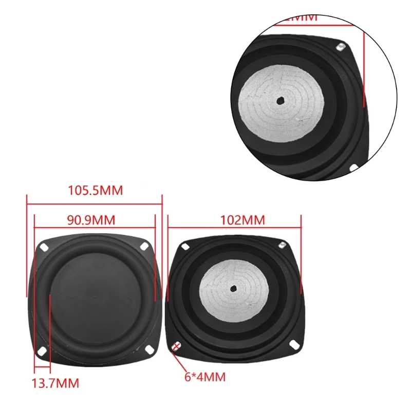 Universal Passive Woofer Radiator for Low Frequency Audio Enhancement