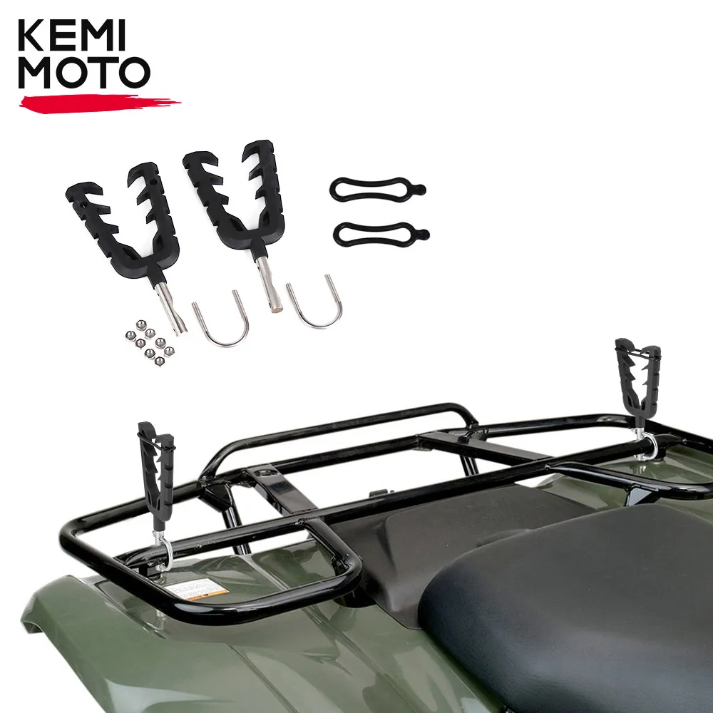 Quad Bike Single Bow Rack Holder Arma Da Fuoco Shooting V-Grip Singolo Manubrio Imbottito Rack Vfgh Moto Atv Utv Golf Car Scooter