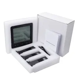 Wireless Indoor Outdoor Weather Station Thermometer with Digital Hygrometer and 3 Remote Sensors (White)