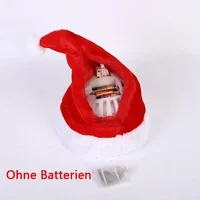 Christmas Santa Hat Singing Dancing Moving Electric Patchwork Hat Funny Toy Party Winter Warm Musical Dance Xmas Hat Gifts 4