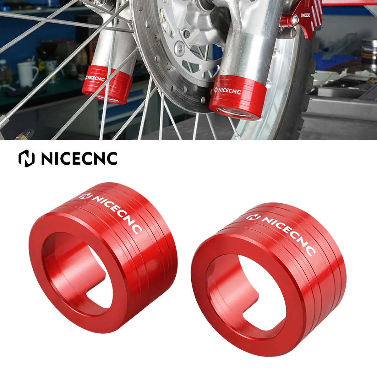 NiceCNCMotorcycleFrontForkShoeForkLowerLegGuardProtectorfor