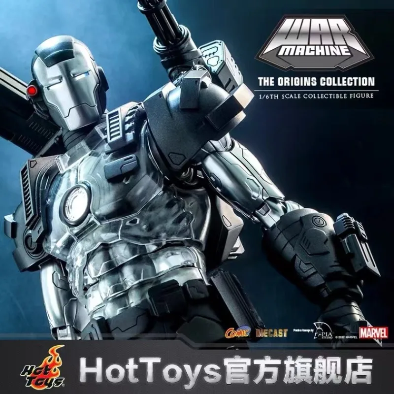 Original Hottoys Marvel Anime Cms013D47 1/6 War Machine Iron Man Alloy Action Figure Hobby Modello Da Collezione Giocattoli Figure Regali