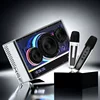 High-ended JK-06 Desktop bluetooth speaker RGB cold light wireless high quality bass sound battery Handheld Wireless Microphone 1