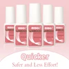 1Bottle Quick Dry Nail Glue 7/8g False Super-Strong Nail &Nail Rhinestones Glue With Brush Professional Acrylic Manicure Glue #* 4