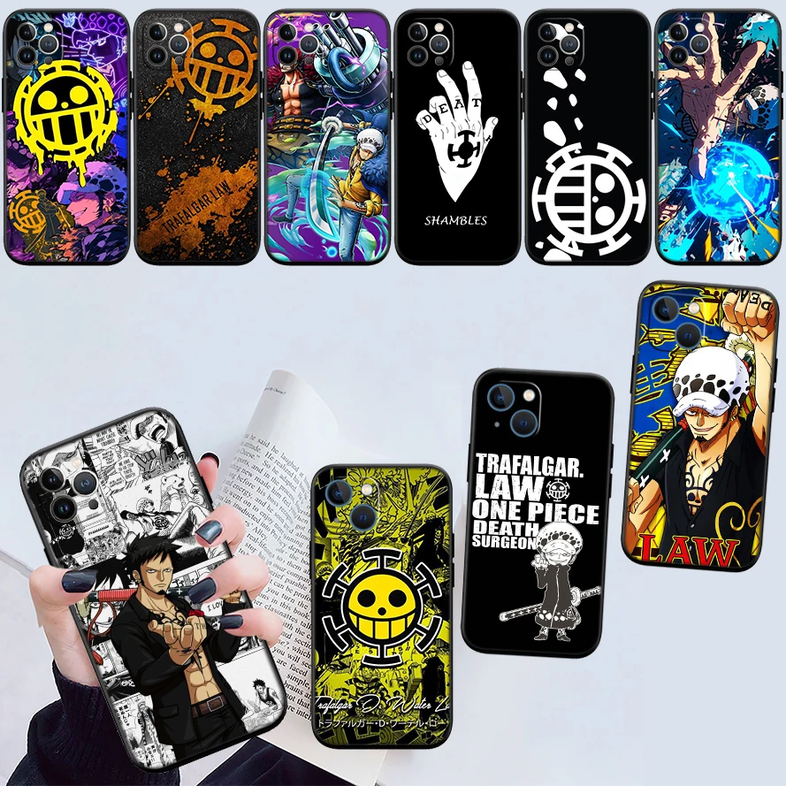 Premium One Piece Law High-End Shell Phone Case