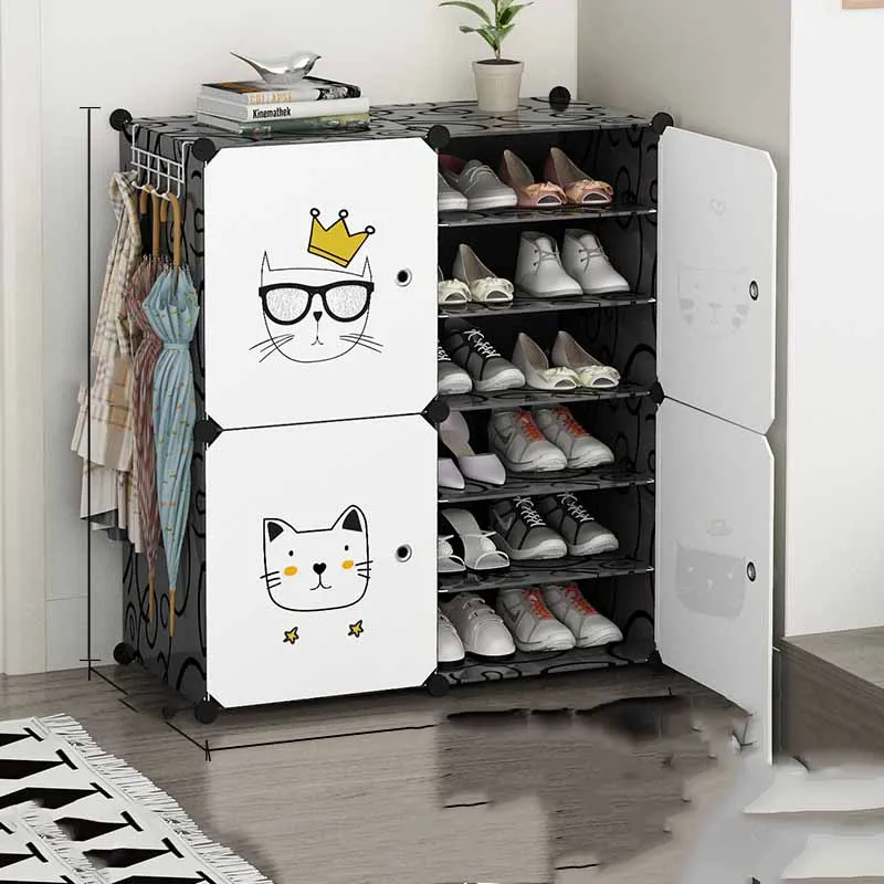 Rack Shoe Cabinet Organizer Storage Shelf Display Plastic Closet Holder  Shoe Shelf Zapateras Organizador Entrance Hall Furniture - AliExpress