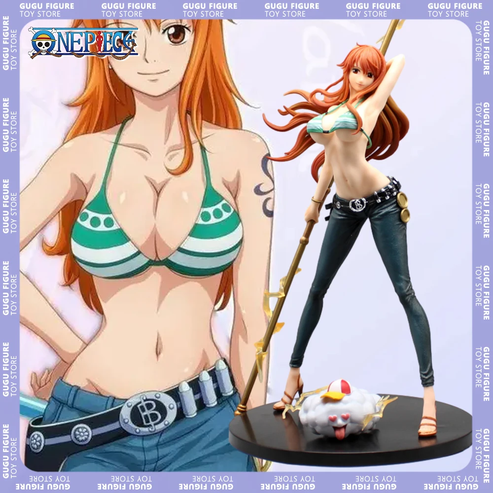 37cm One Piece Anime Figure Nami Figurine Pvc Gk Statue Figurine Model ...
