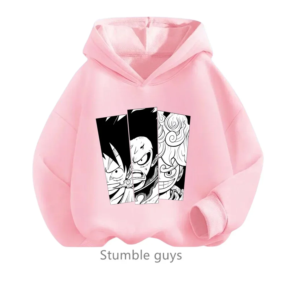 thumbnail image 1 of Ropa para niños, sudadera de una pieza para niños, ropa para niñas, primavera y otoño, sudadera con dibujos animados de Anime Luffy Zoro, traje para adolescentes, camisetas con capucha de Sonic, 1 of 5