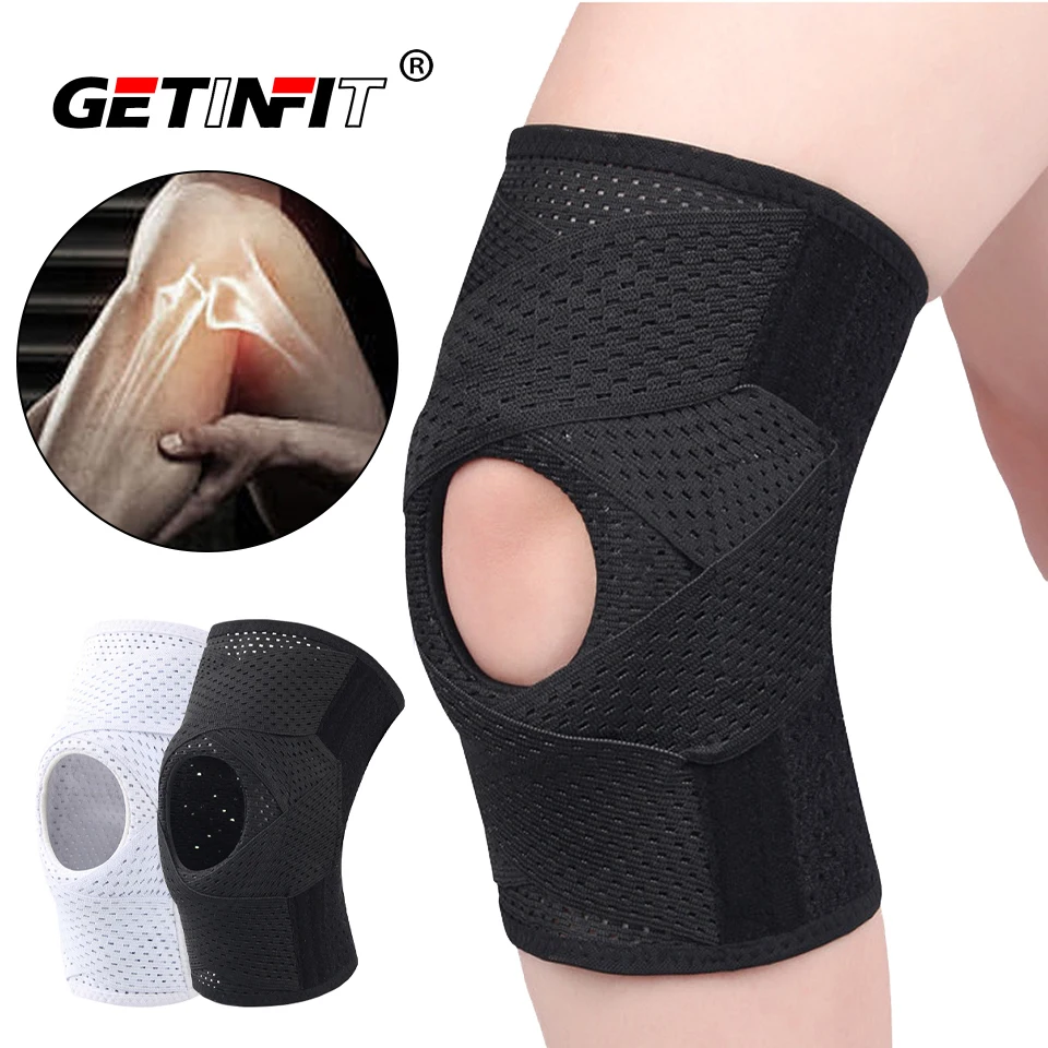 

1Pc Sports Kneepad Arthritis Joints Protector Fitness Gear Volleyball Brace Protector Pressurized Elastic Knee Pads Men Women