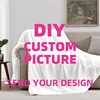 1Pc Custom Blanket with Photo Text, Personalized Blanket Custom Throw Blanket, Custom Gift Blanket for Family, Friends 1