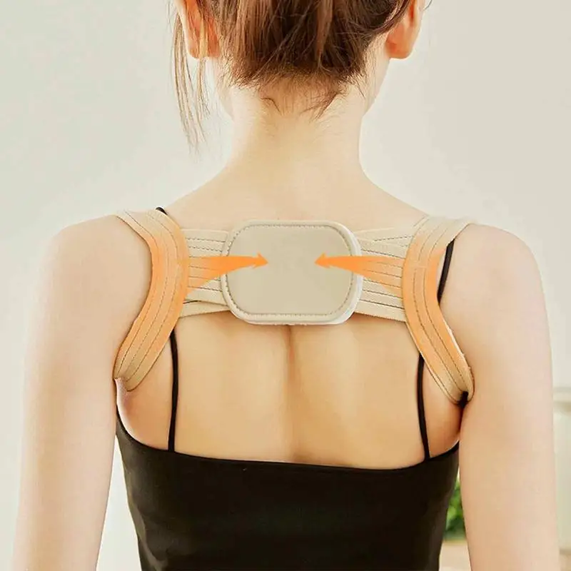 Fitness Accessories Adjustable Clavicle Posture Corrector Men Women Upper Back Brace Shoulder Lumbar Support Belt Lightweight Posture Correction