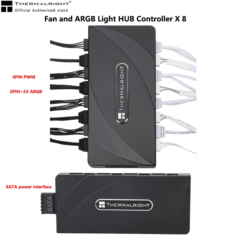 Hub Ventole Thermalright - Controller ARGB/PWM Per PC Con Alimentazione SATA - Foto 7