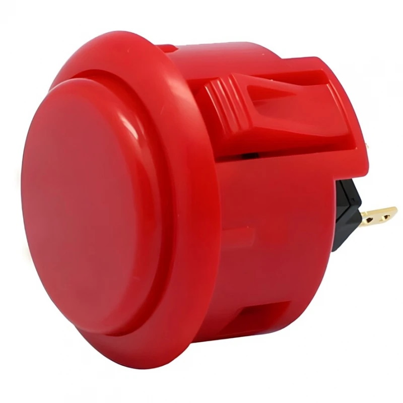 Pulsante Arcade Rosso Compatibile Per Il Pulsante Bartop Sanwa Ricreativo Gioca 25Mm # Arcade Arcade