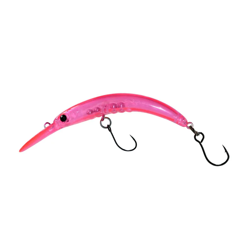 Sinking Bent Mino Baits 55 mm Far Throw Hard Bait 3 g Süßwasser Wolfsbarsch Kurbelköder Wide Tongue Plate Angelköder Mix Set